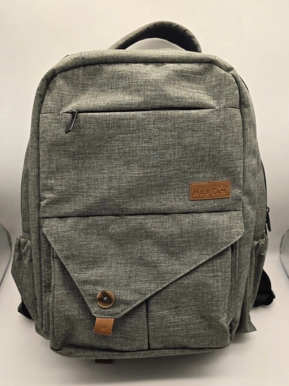 New Hap Tim Grey Diaper Backpack Bag